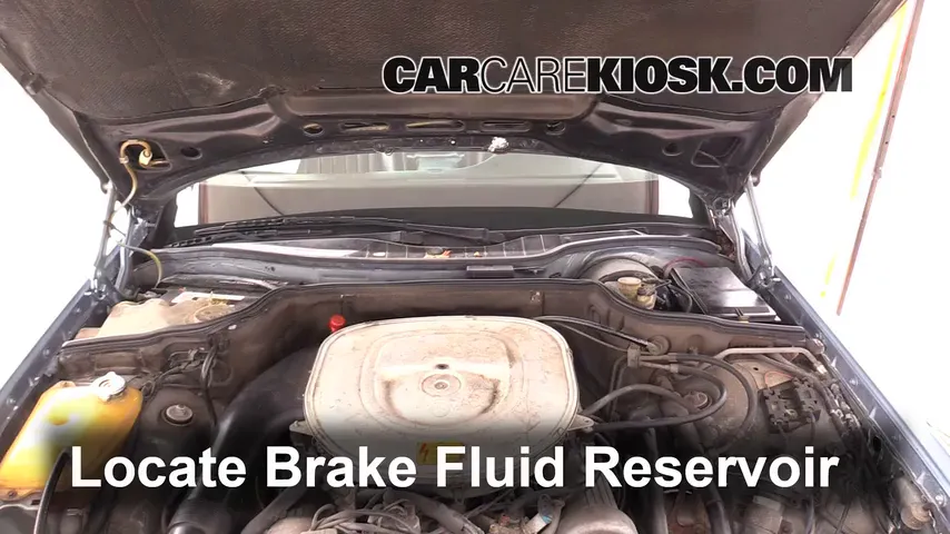 1981 Mercedes-Benz 380SEL 3.8L V8 Sedan (4 Door) Brake Fluid